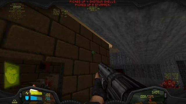 Brutal Doom Merser's Sprites & Enhancements + MAP OF CAHOS Gameplay on Nightmare Difficulty.