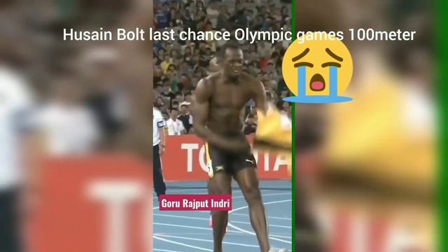 Husain Bolt 100race last chance Olympic games please 👍 this video and subscribe this channel please