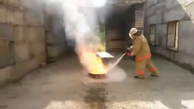 ИСПЫТАНИЯ ОГНЕТУШИТЕЛЯ