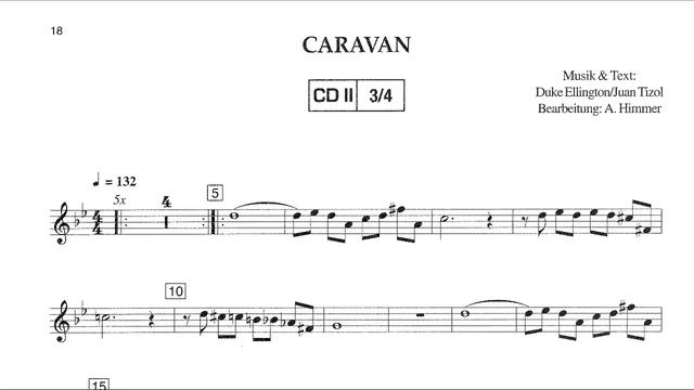 CARAVAN - Tenor saxophone & trumpet (Bb)