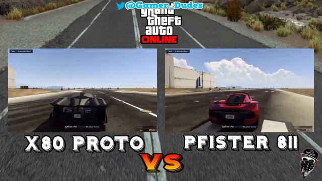GTA Online Fastest Super Car Pfister 811 VS X80 Proto Test further adventures in finance and felony