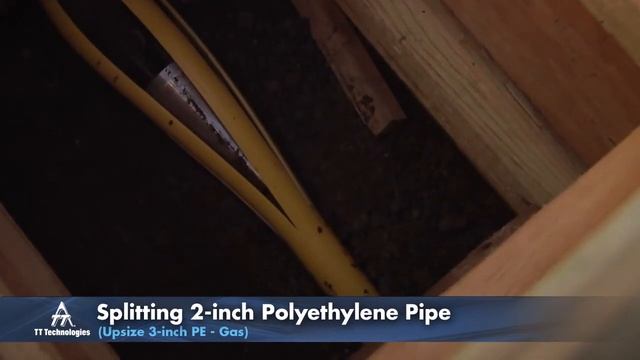 Grundoburst® Hydraulic Pipe Splitting Demo: Polyethylene Pipe