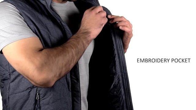 Fossa Apparel 1581 Jupiter Puffer Hoodie Vest Mens