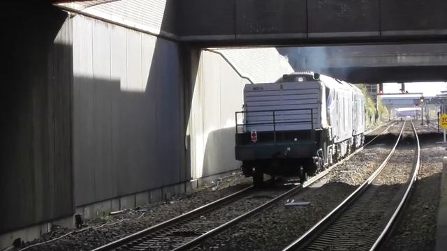 DRS Class 68s Nos  68016 & 68006 at Heworth  -  7th Apr 2021