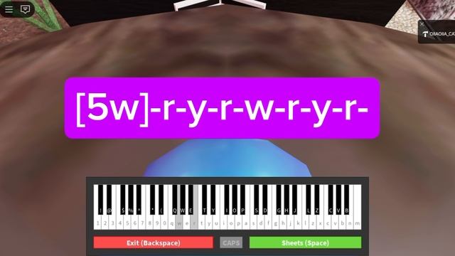 Roblox piano sheets [KEYBOARD CAT]