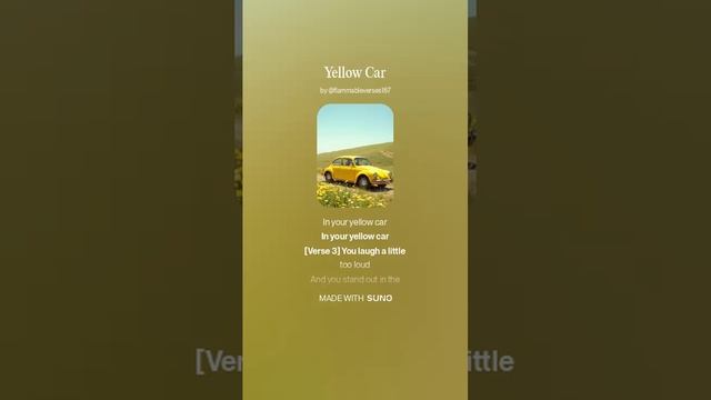 Yellow Car 2