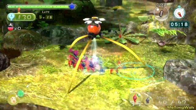 Pikmin 3 Hack - Louie Stories [Day 1] [Extra Side of Stories]