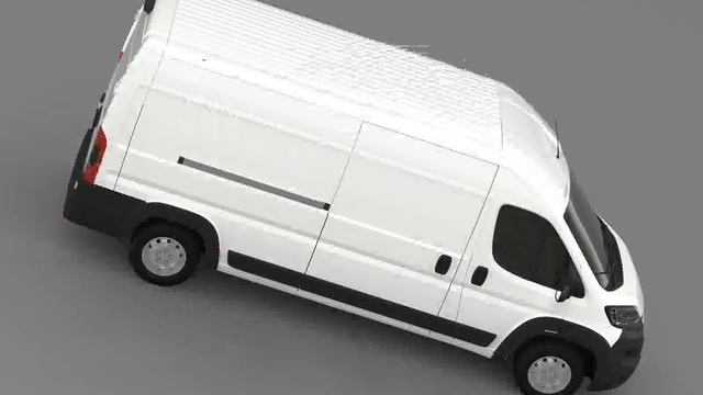 3D Model of Peugeot Manager Furgon L3H2 2014 Review