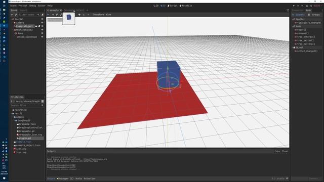 Drag and Drop 3D plugin for godot