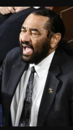 10 Democrats join with Republicans to censure Rep. Al Green for Trump speech protest #shorts #trump