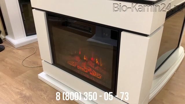 Электрокамин Vega 24 WT с очагом Kendal 24 RealFlame