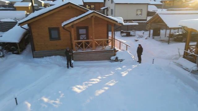 Двухэтажный дом в Московской области по индивидуальному проекту