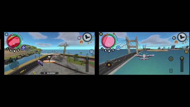 Real Gangster Crime vs Naxeex Superhero (Airplane Testing)