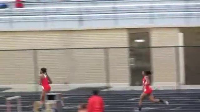 Pike HS Girls Hurdles 300m at County Meet 5.8.12.MOV