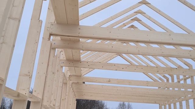 Каркасный дом в стиле "Барнхаус": Устройство силового каркаса | ДОМ НА КАМНЕ