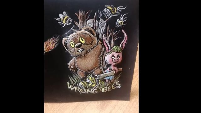 Документница мужская. Изделия из кожи. СКСтиль. Неправильные пчёлы)