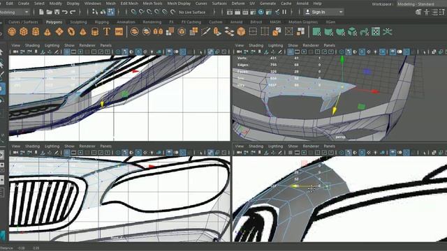 3D Car Modeling Tutorial pt.3 | Modeling a BMW
