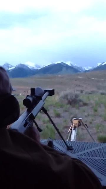 Tracers down range Barrett 50 cal gw