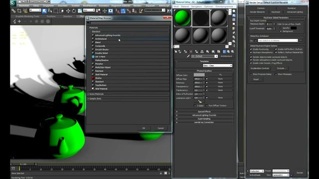 Tutorial #8 3ds Max Scanline-Renderer Mental Ray Iray 1/2