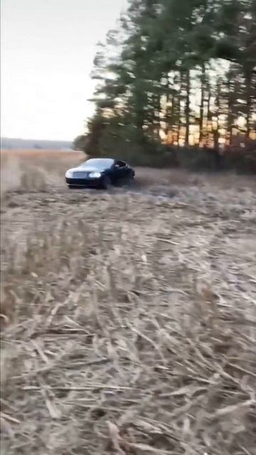 Drift in the field on a Bentley Continental GT | LMAO