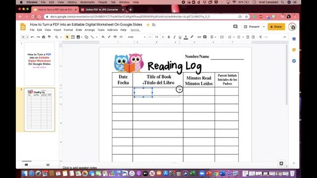 Google Slides EASY WAY to Turn PDF into JPEG, Word, and More Editable Digital Worksheets