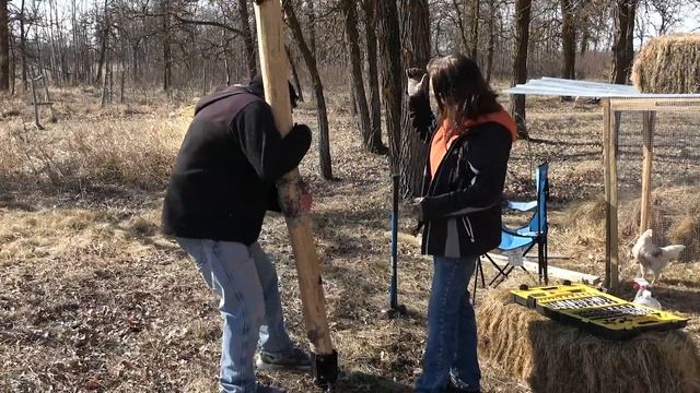 How to Build a LOG FENCE