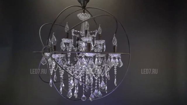 Loft Industry - Gyro Crystal Chandelier 3