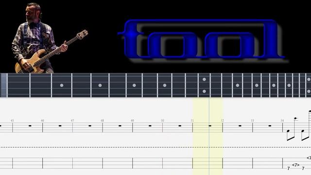 TOOL - Intension  (Bass Tabs, Notation And Tutorial) By Justin Chancellor