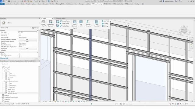 Quick, Flexible Design & Documentation of Ventilated Façades in Revit