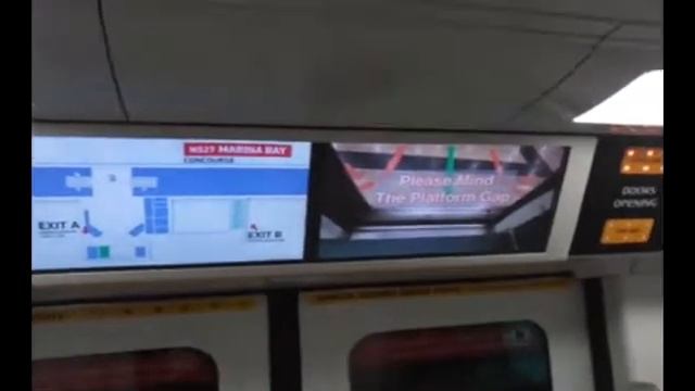 Singapore's new age subway passenger info.