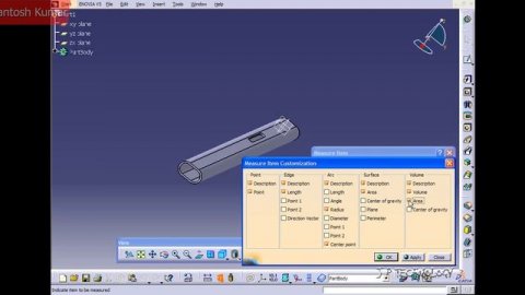 CATIA v5 | DASSAULT SYSTEMES | Walkthrough Part - 87 | COATING AND PLATING CALCULATIONS