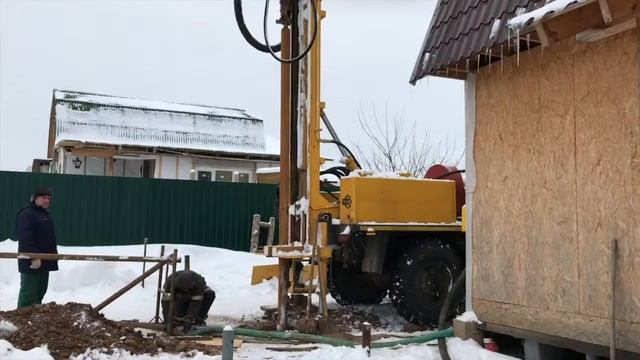 Бурение зимой