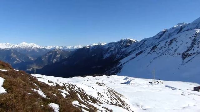 Первый зимний подъем на высоту 2134 метра. Alps, Beverin.