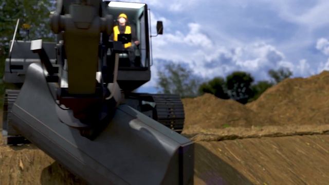 Semi-automatic excavator for Leica iXE2/3