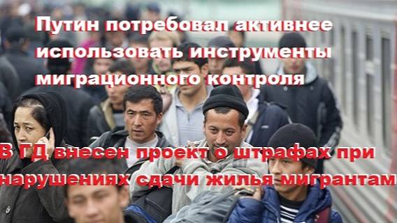Владимир Путин потребовал активнее использовать инструменты миграционного контроля