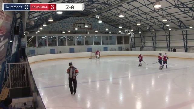 07.12.2019 ХК Академия Гефест - ХК Красные крылья МосЛига Дивизион 2 (регулярный чемпионат)