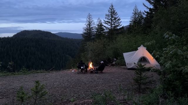 Camping Overnight On A Mountain Top With My Brother