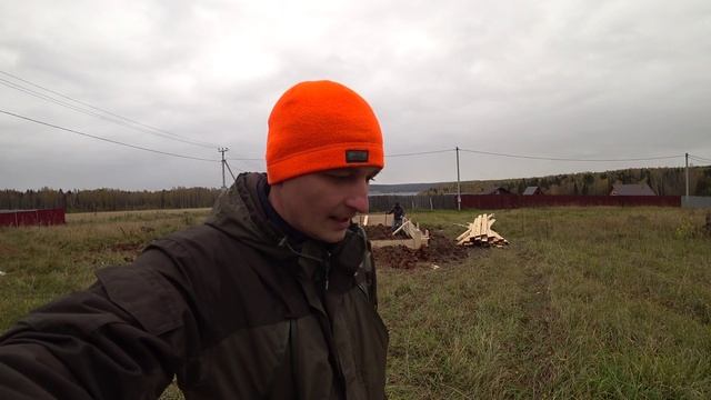 Фундамент 8х8  под Дом из Оцилиндрованного Бревна