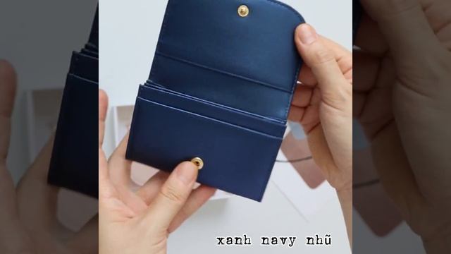 Ví đựng thẻ mini Sophia - Pink Ohara Leather
