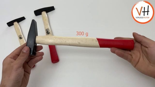 Profi Schlosserhammer Set mit robustem Holzstiel / 100 g bis 800 g