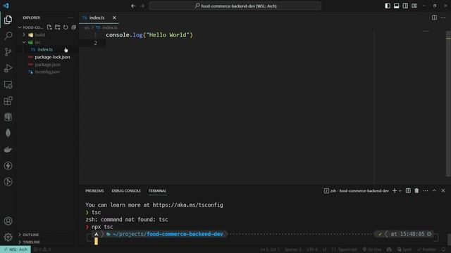 Full Stack - Food Commerce - 1401 - Criando o projeto Back End Node