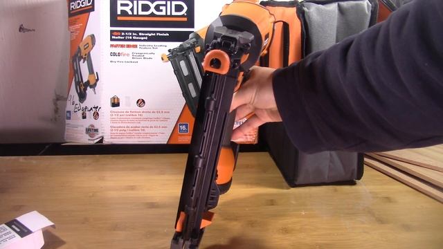 Ridgid 16-Gauge 2-1/2 in. Straight Nailer Review