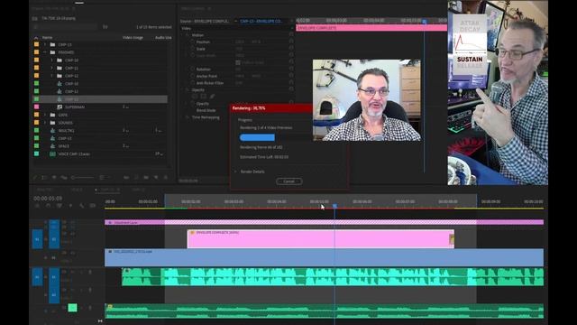 Editing in Adobe Premiere linked with After Efcfects