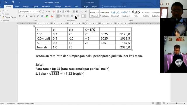 Pengenalan Variabel Acak (2) dan Distribusi Binomial