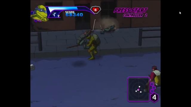 Donatello Gameplay | TEENAGE MUTANT NINJA TURTLES / TMNT GAMECUBE