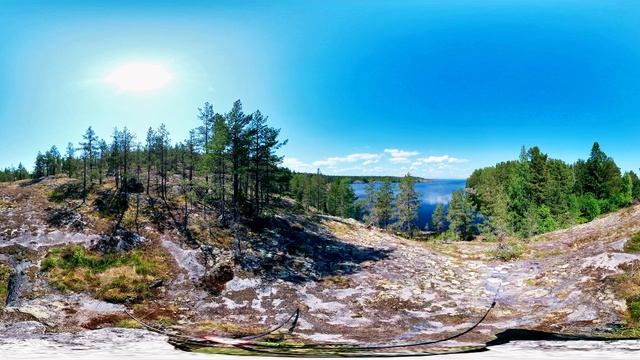 360 таймлапс Карелия, Ладожские шхеры