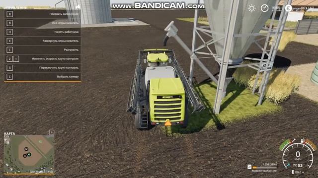 Farming Simulator 19 опрыскиватель McLoude_SlurrySprayer