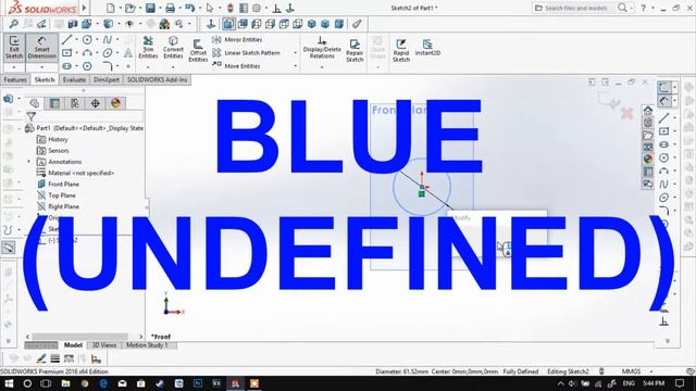 SolidWorks Basic Workspace Setup And Quick Tutorial On How To Create A Bucket