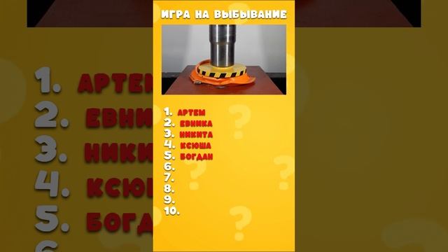 Тест по именам