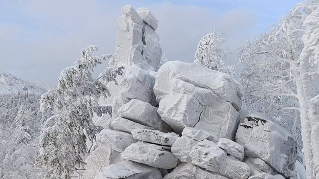 6. Гора 1 Малиновка (914 метров). Хребет Малидак. 6 января 2025 года.